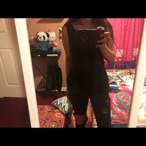 Cute black top/blouse